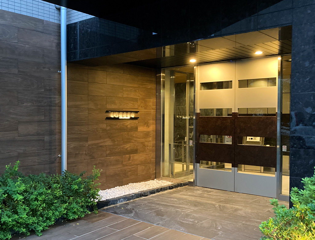 エントランス入り口まで宅配